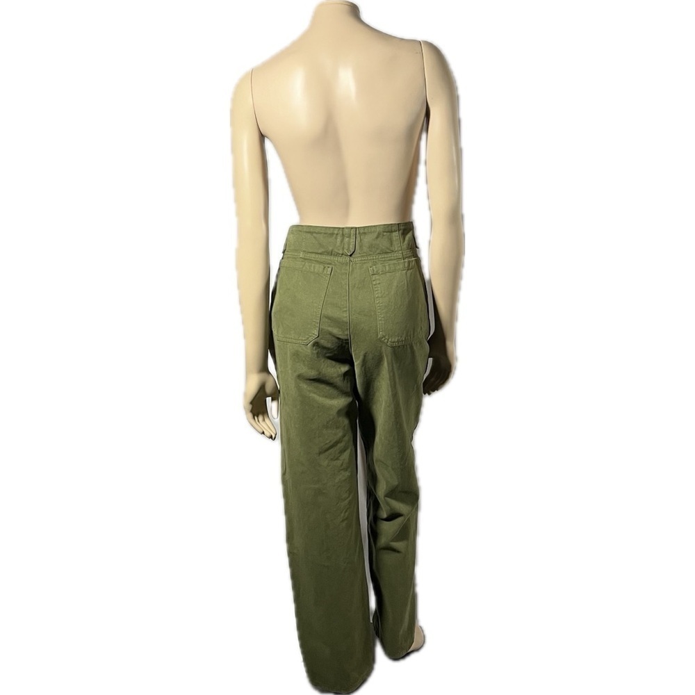NWT Sandro Sahara Army Green Twill Trouser pants - Picture 9 of 13
